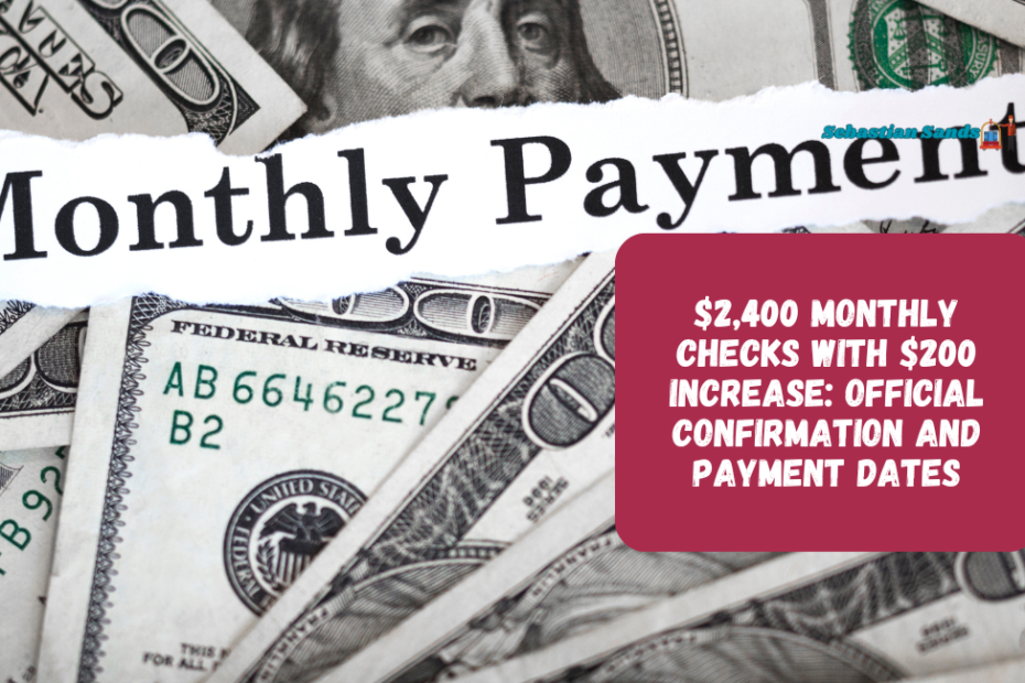 $2,400 Monthly Checks With $200 Increase: Official Confirmation And Payment Dates