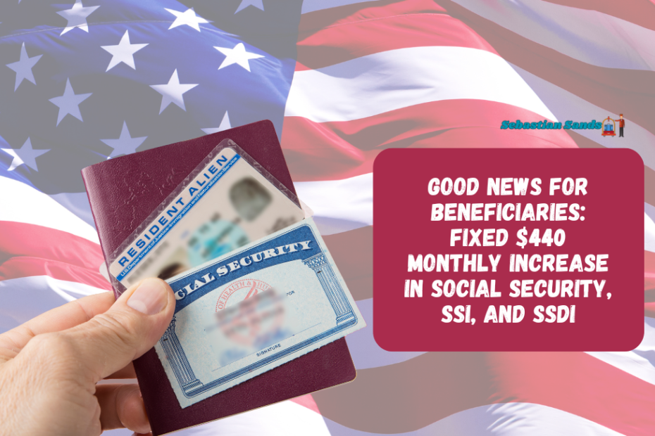 Good News for Beneficiaries Fixed $440 Monthly Increase in Social Security, SSI, and SSDI